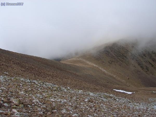No cal dir que nomes baiuxar a  la Portella del Torer , la boira ja comen&ccedil;a a escampar . Ja ha fet la seva feina.