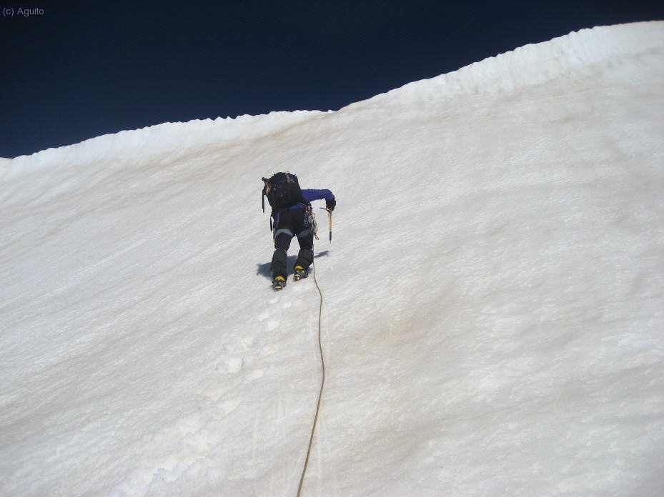 Palas de acceso al collado de Veleta