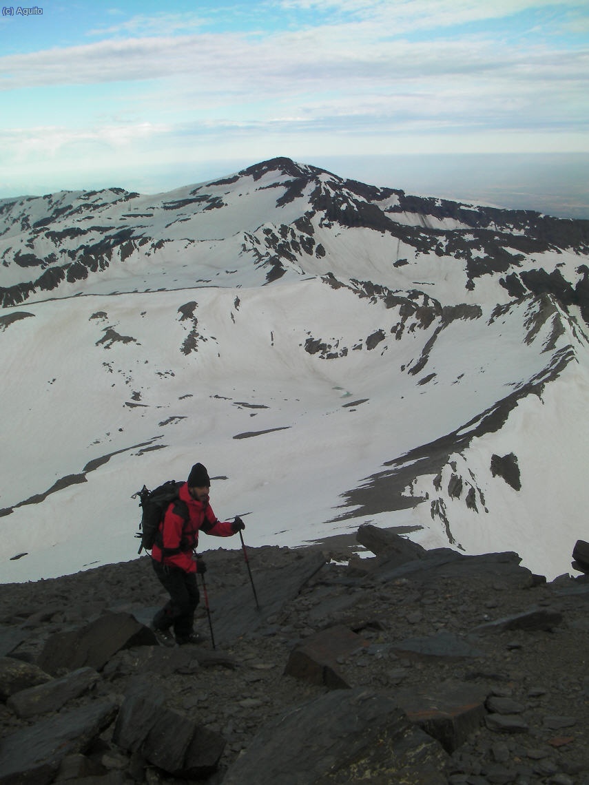 Jose llegando a la cumbre