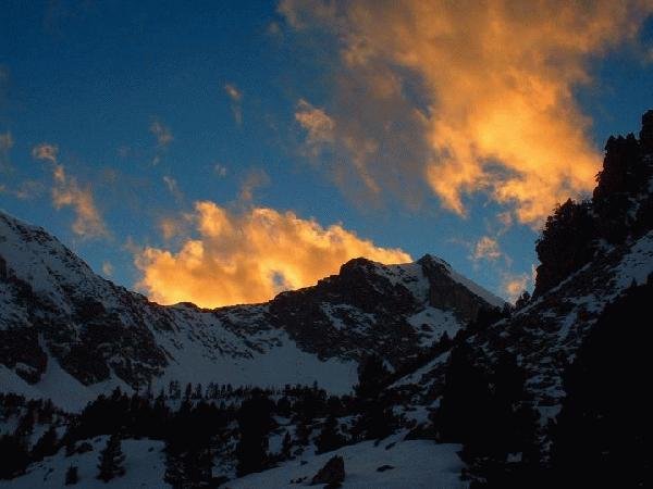 Posta de sol sobre el Gra de Fajol, toca marxar!