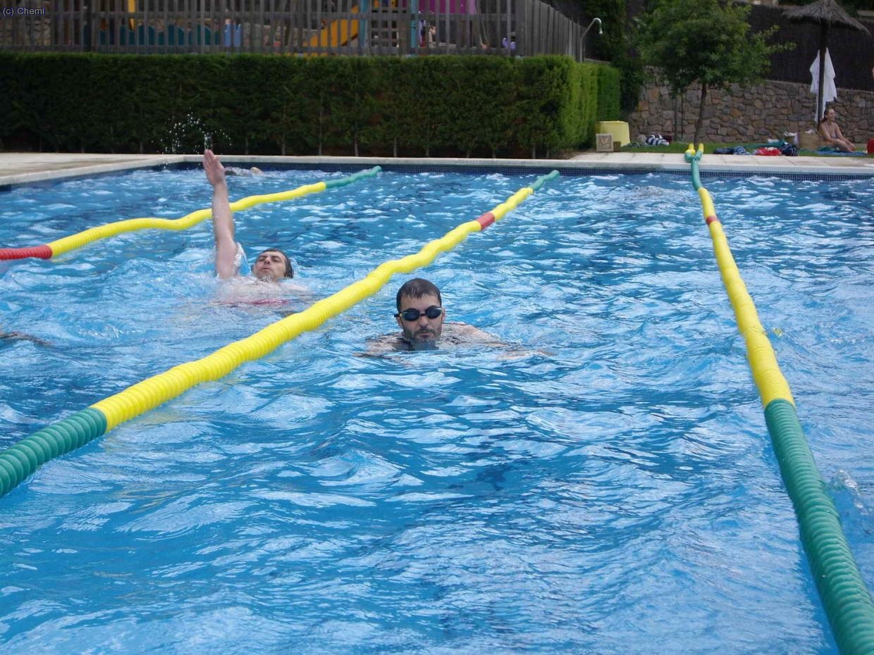 Y para acabar, seguimos en BTT hasta la piscina.