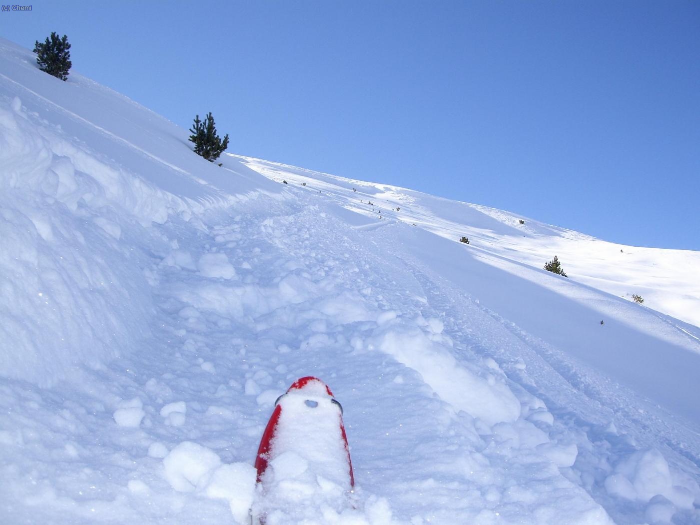 Buen d&iacute;a, buena zona, buena nieve ... &iexcl;&iexcl;&iexcl;un buen estreno!!!