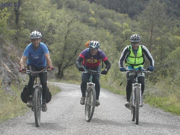 Primeras rampas hacia el Coll de Seserres