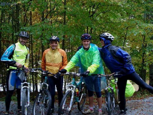Salida con lluvia en el Refugio de Conangles.
