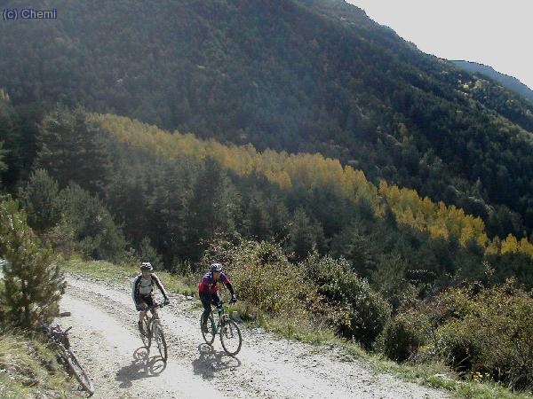 Otoño subiendo al Coll el Triador