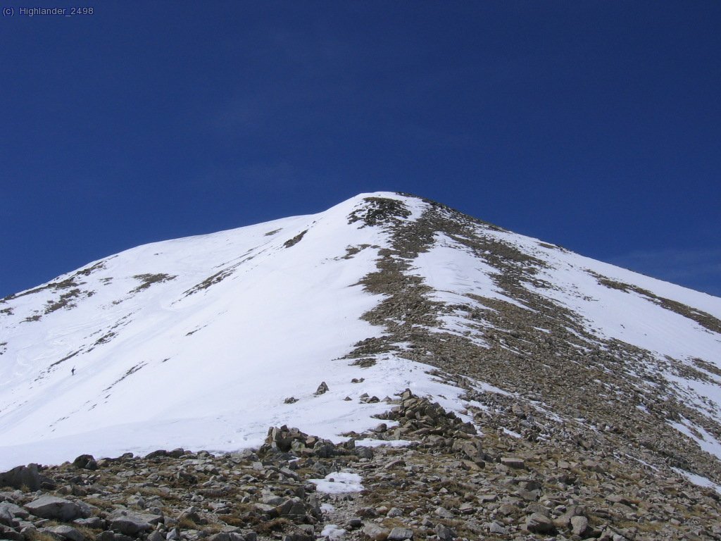 Comienza el repecho duro del Bastiments.