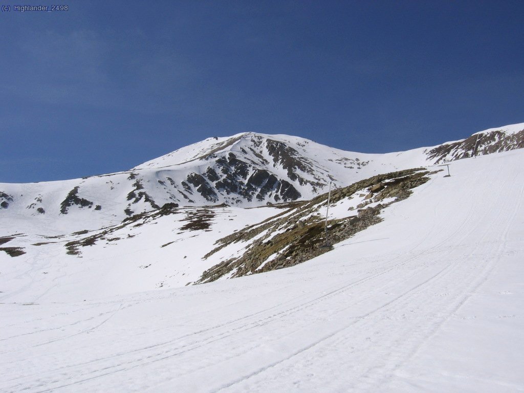 &Uacute;ltimo vistazo al Bastiments desde las pistas de esqu&iacute; de Vallter2000.