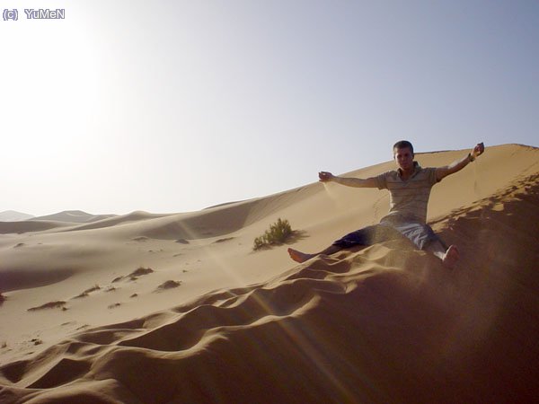 Marsi en las grandes dunas.