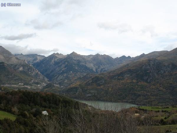 Vista de embalse de Bubal