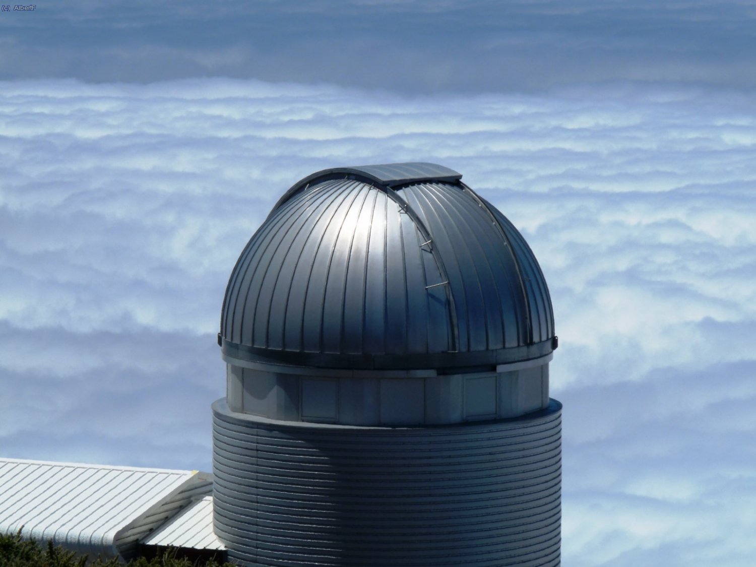 Telescopi de l&acute;observatori astron&ograve;mic situat prop del cim del Roque de los Muchachos