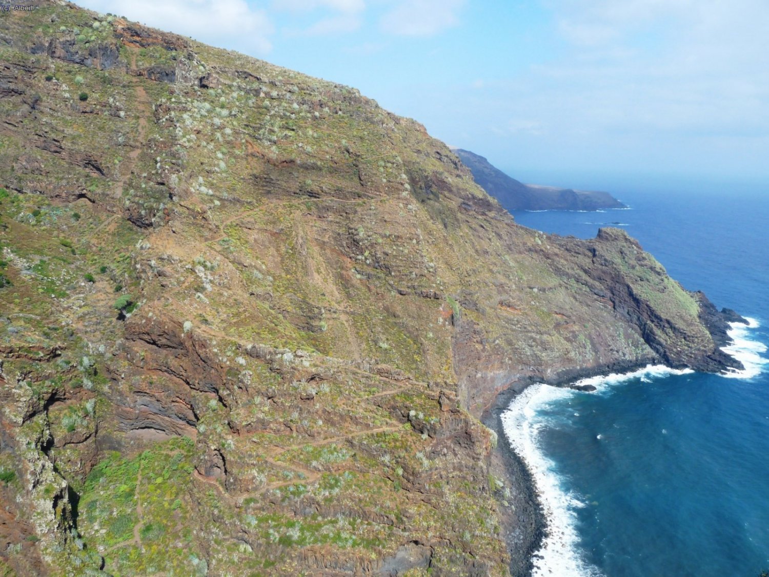 Costa nord de La Palma, prop del barranc de Gallegos