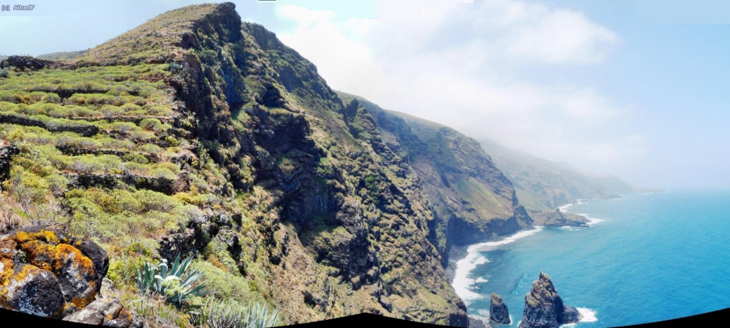 Costa nord de La Palma, prop del barranc de Gallegos