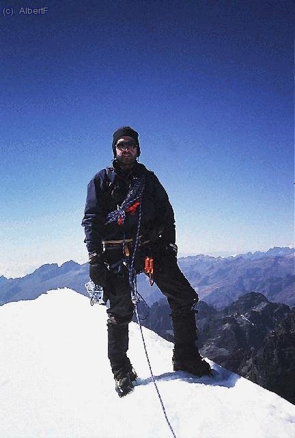 Y Albert F. tambi&eacute;n en la cima ;-)