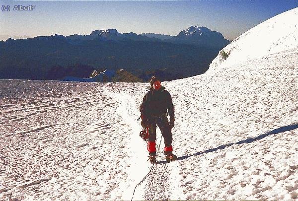 Dirigiendonos a la pala final, a unos 5800m