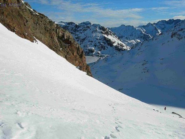 A poca estona d&acute;arribar al coll de Certascan 2600m