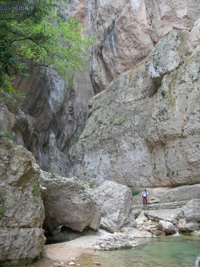 El punt m&eacute;s estret, les G&uacute;bies