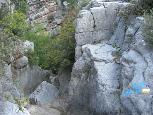 Espectacular barranc, l&acute;Estret de Boter