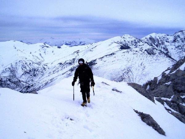Llegando a la cumbre