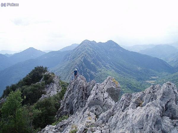 Cresta aérea y afilada en muchos momentos...