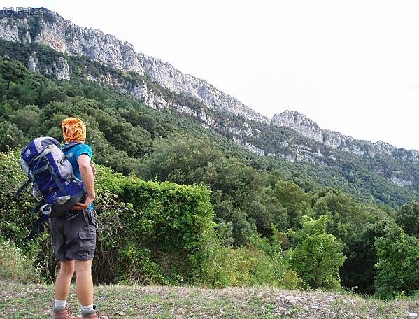 Resto del perfil de la cresta... Y Gabi contemplativo... ;-)))