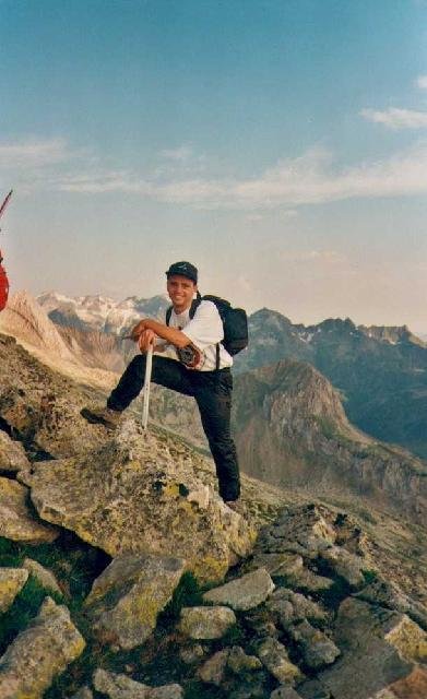 subiendo al aneto, en verano de 1999.