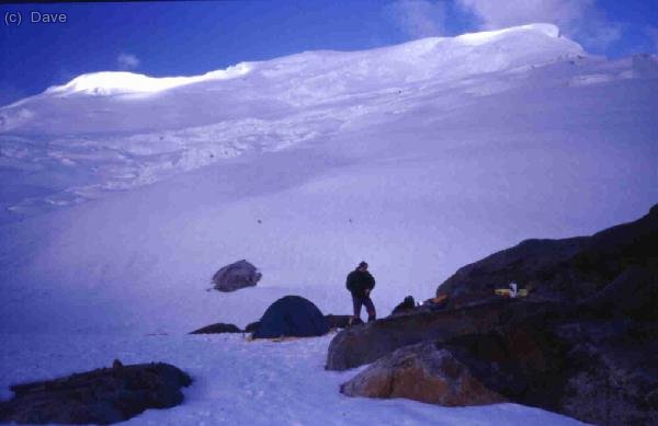 Campo 1 del Copa a 5200 m
