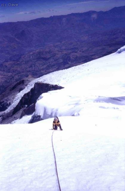 Rampas de 45&ordm; en los 5700 m en el Copa