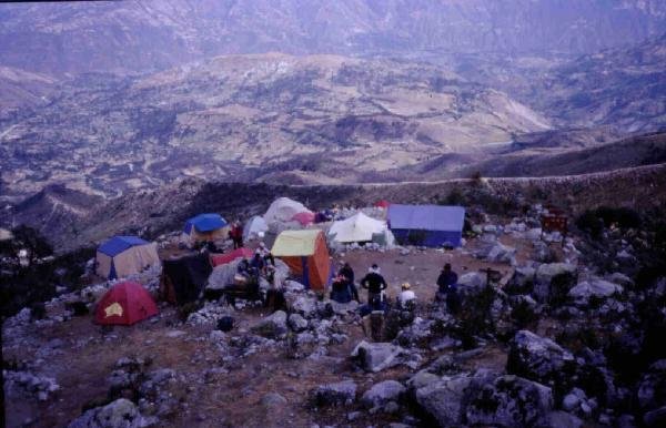 Campo base del Huascaran a 4300 m