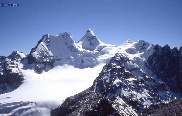 Bonita vista sobre el Condoriri.