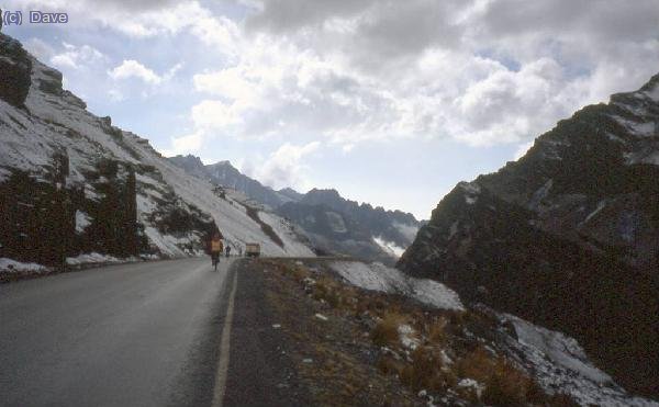 Primeras rampas de la carretera