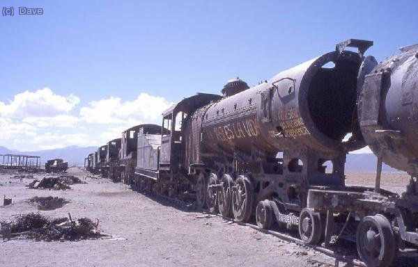 Cementerio de los trenes. Uyuni