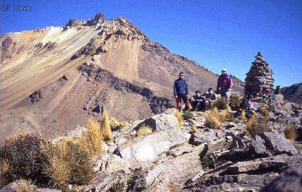 Apacheta o mirador del Tunupa, a 4650 m