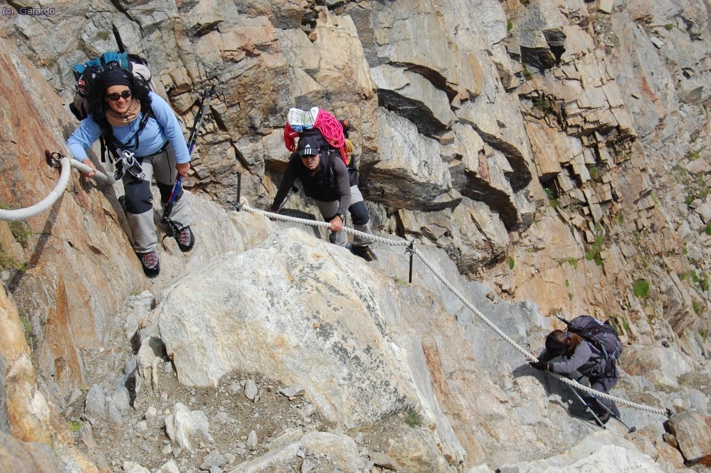 Revueltas empinadas.