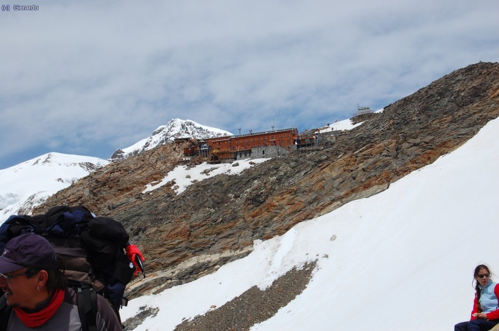 Ya tenemos el Gnifetti a tiro.