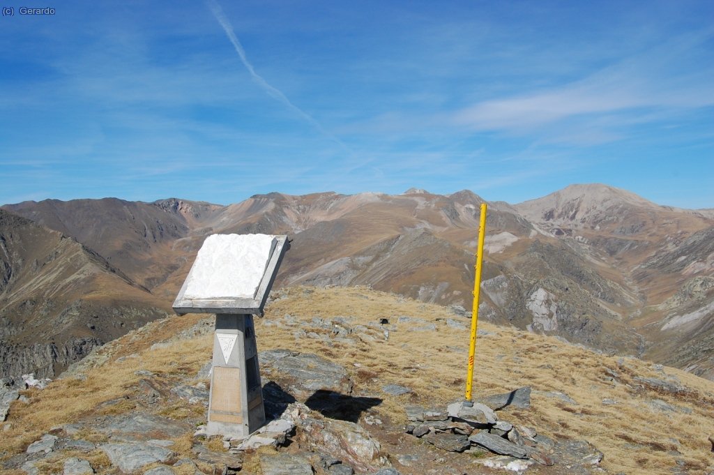 Cap al nord des del cim del Balandrau.