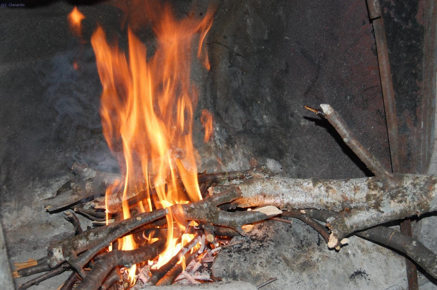 El fuego de La Coma.