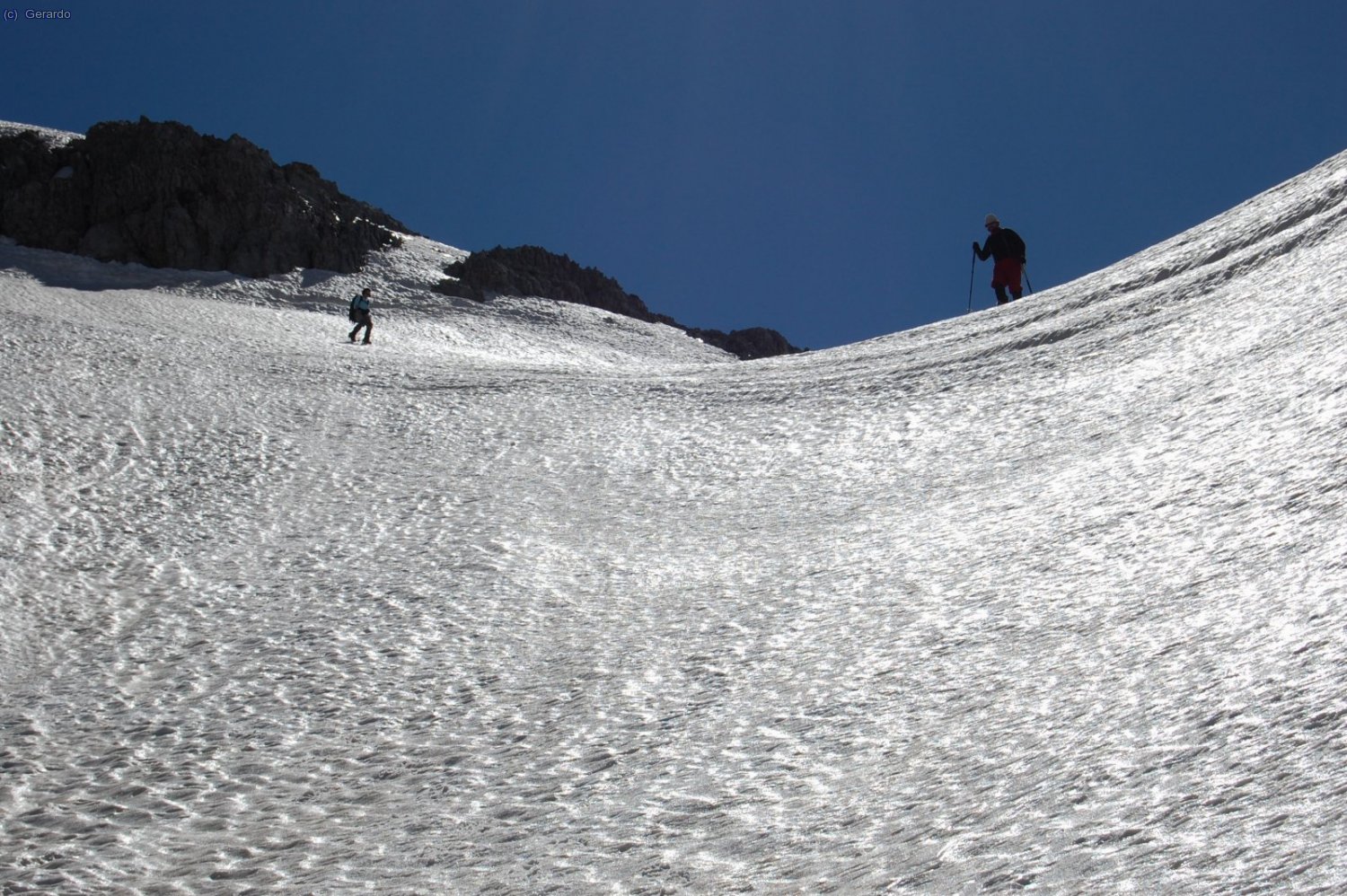 Bajando por el corredor de La Torre...