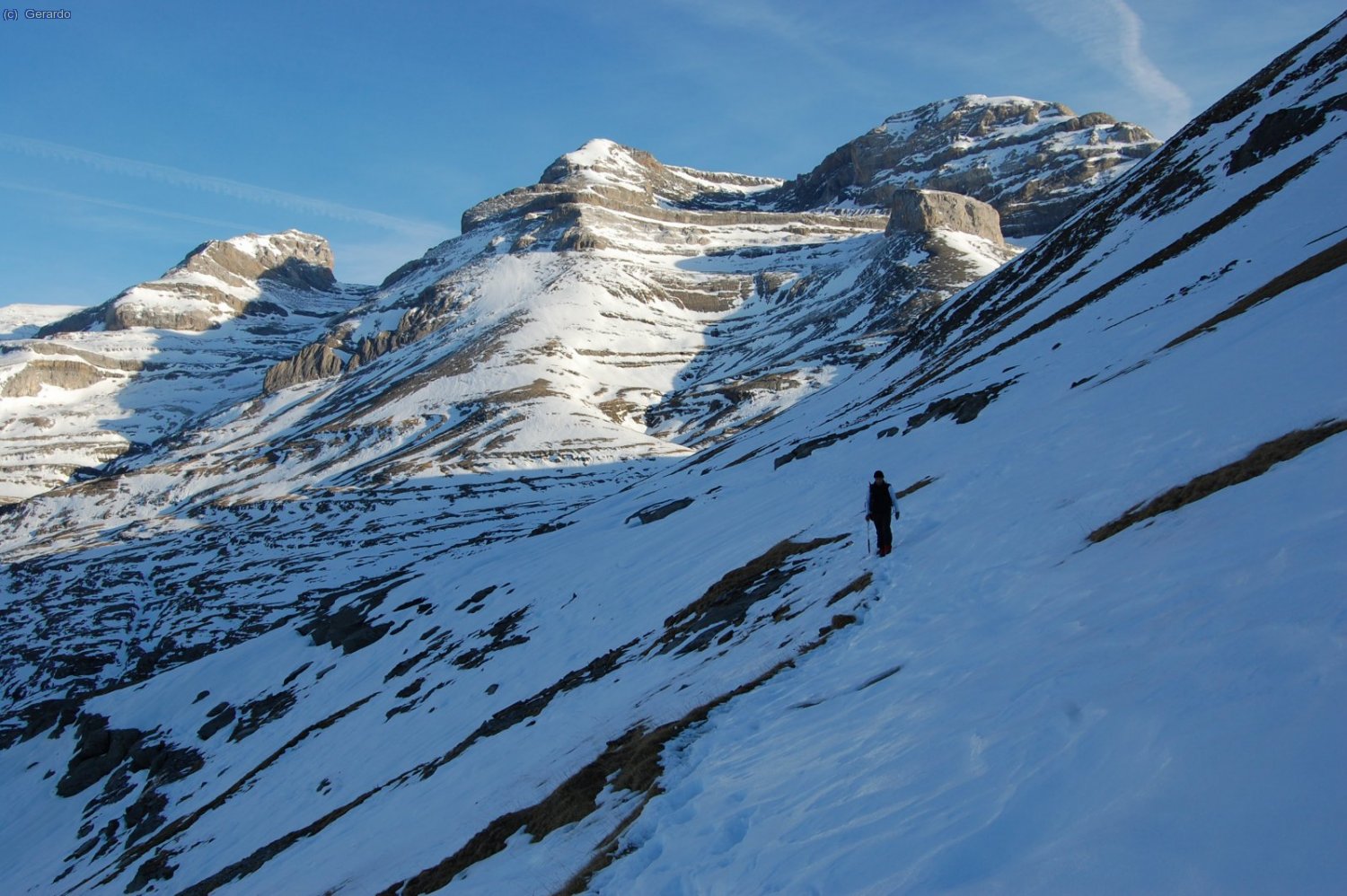 Volviendo hacia Cuello Gordo.