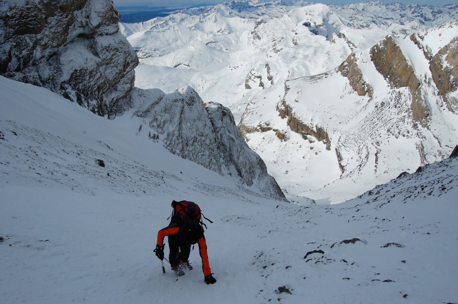 Antonio rematando la Escupidera.