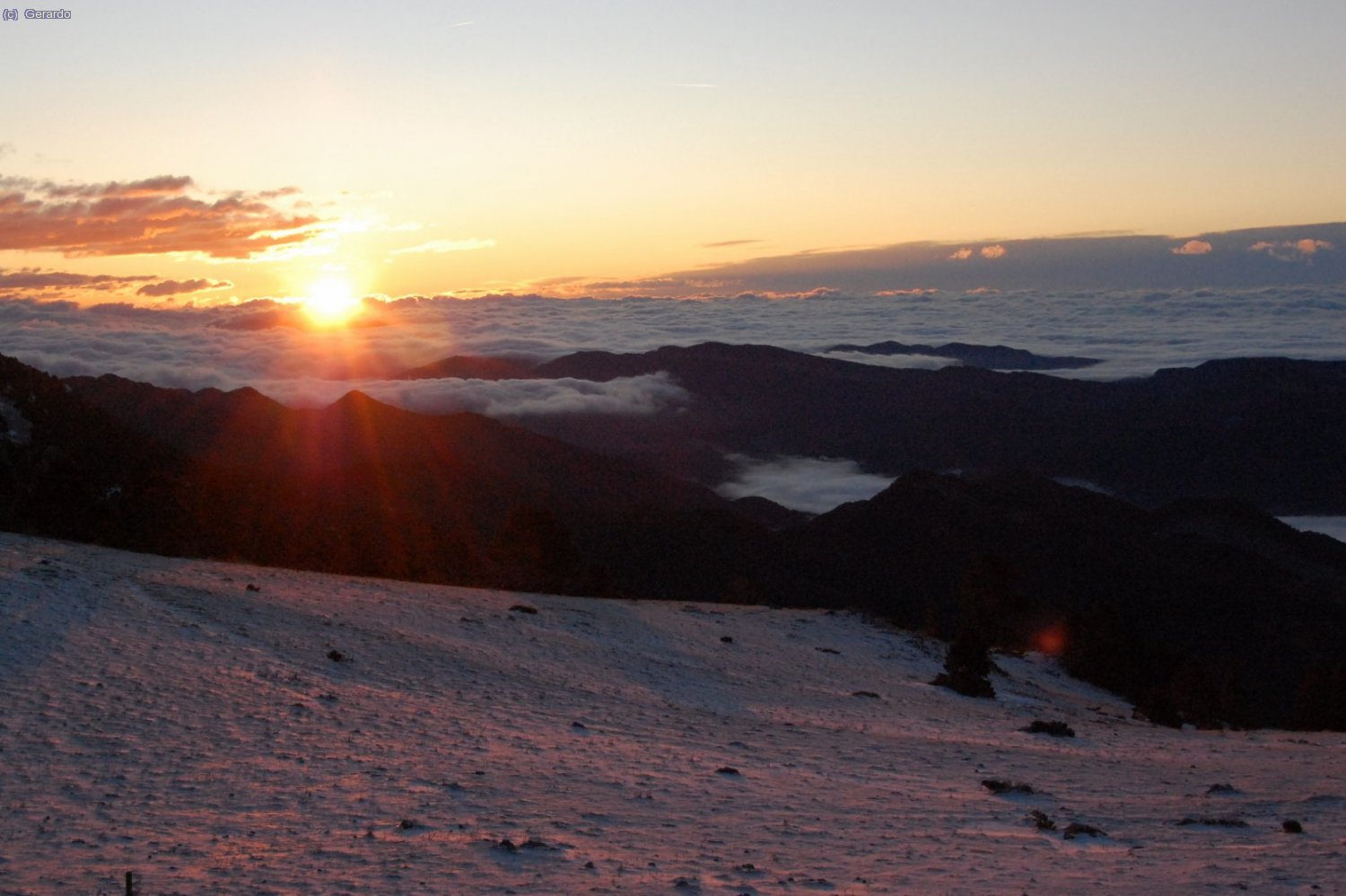 I la sortida del sol des del mateix lloc.