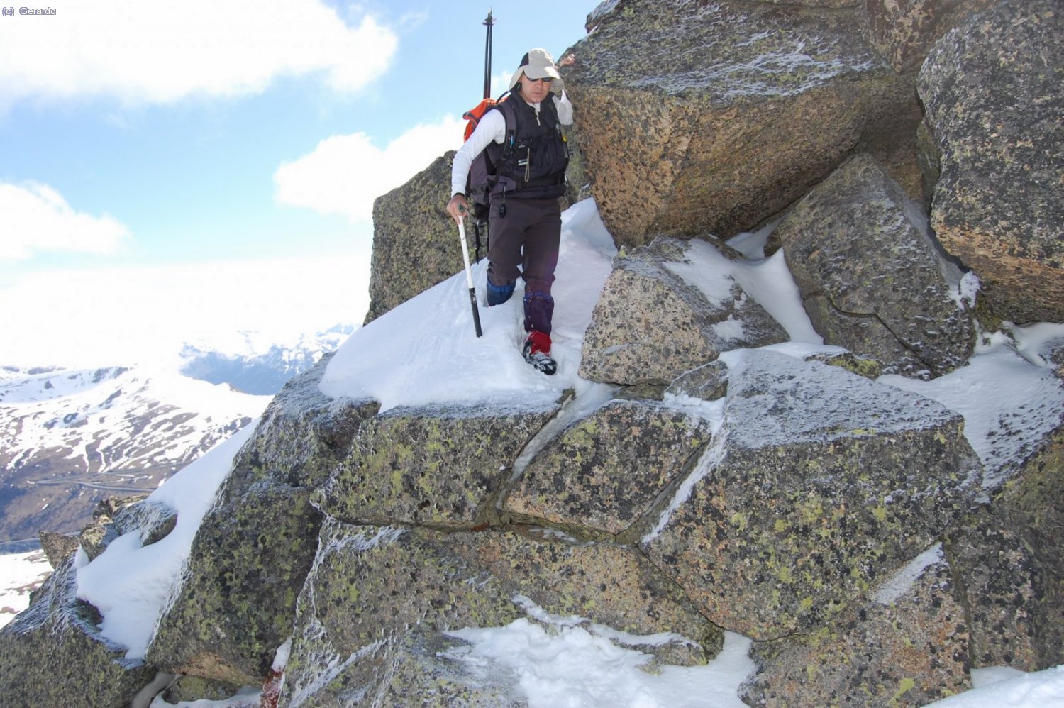 Un moment del descens per l