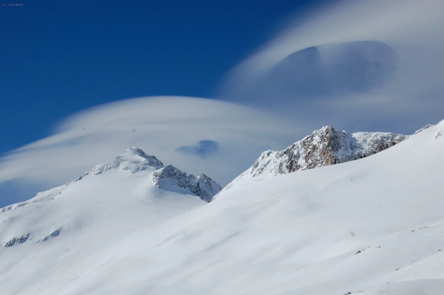 Las nubes empezando a hacer de las suyas.