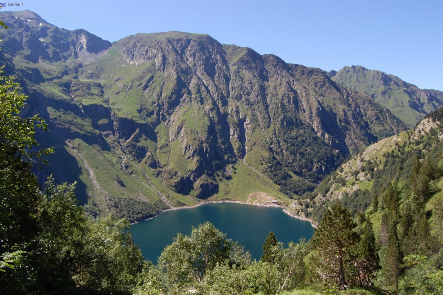 Descenso hacia el Lac d