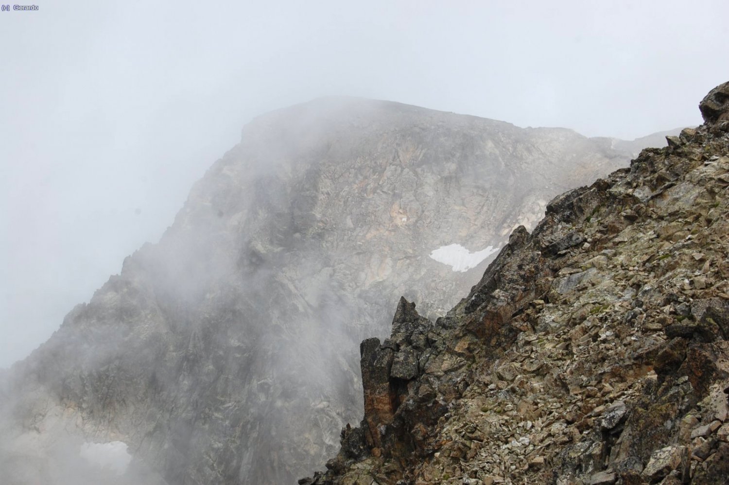 Un detalle sobre la cima del Balait&uacute;s.