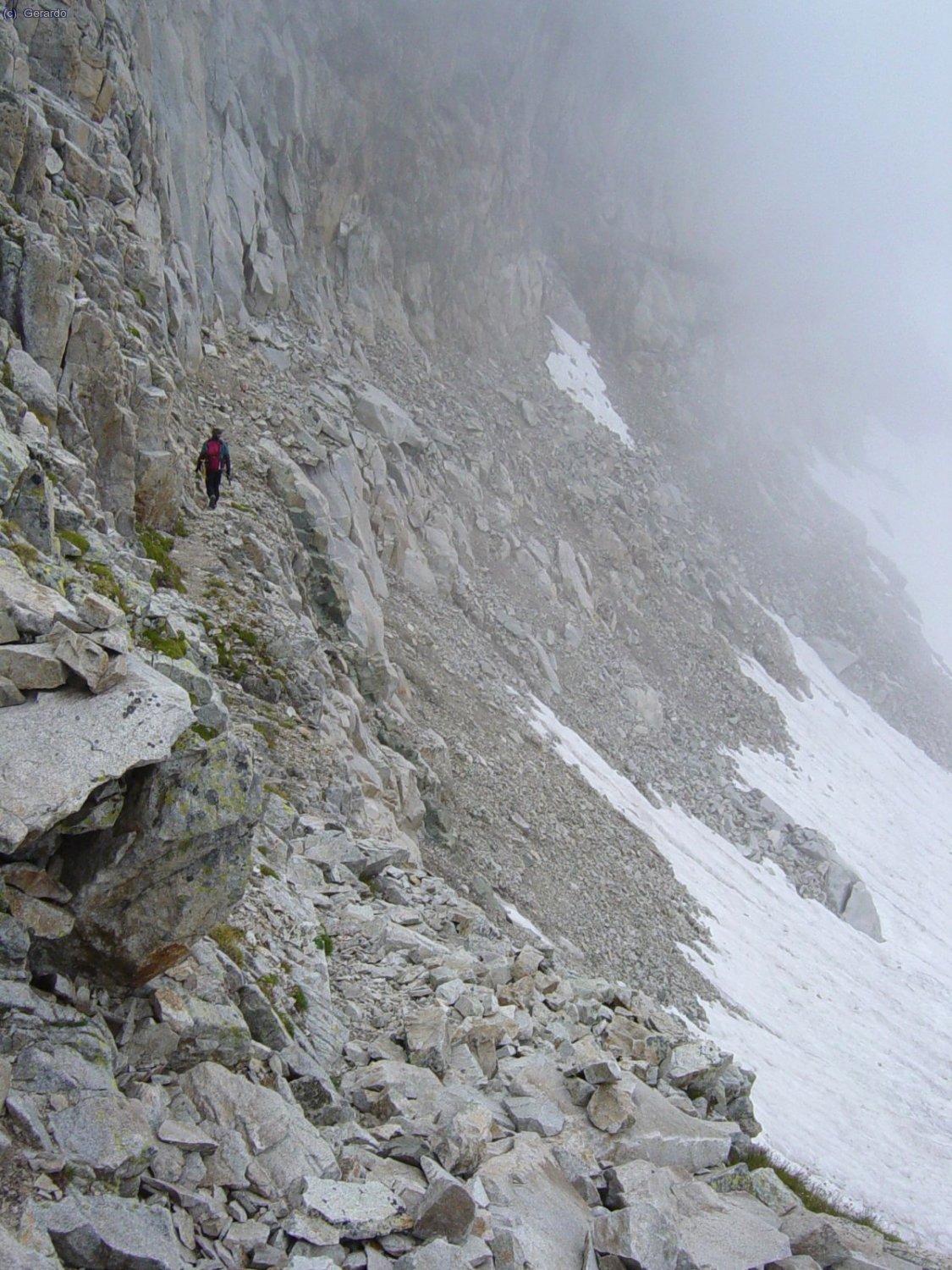 Aqu&iacute; voy volviendo yo por la cornisa clave.