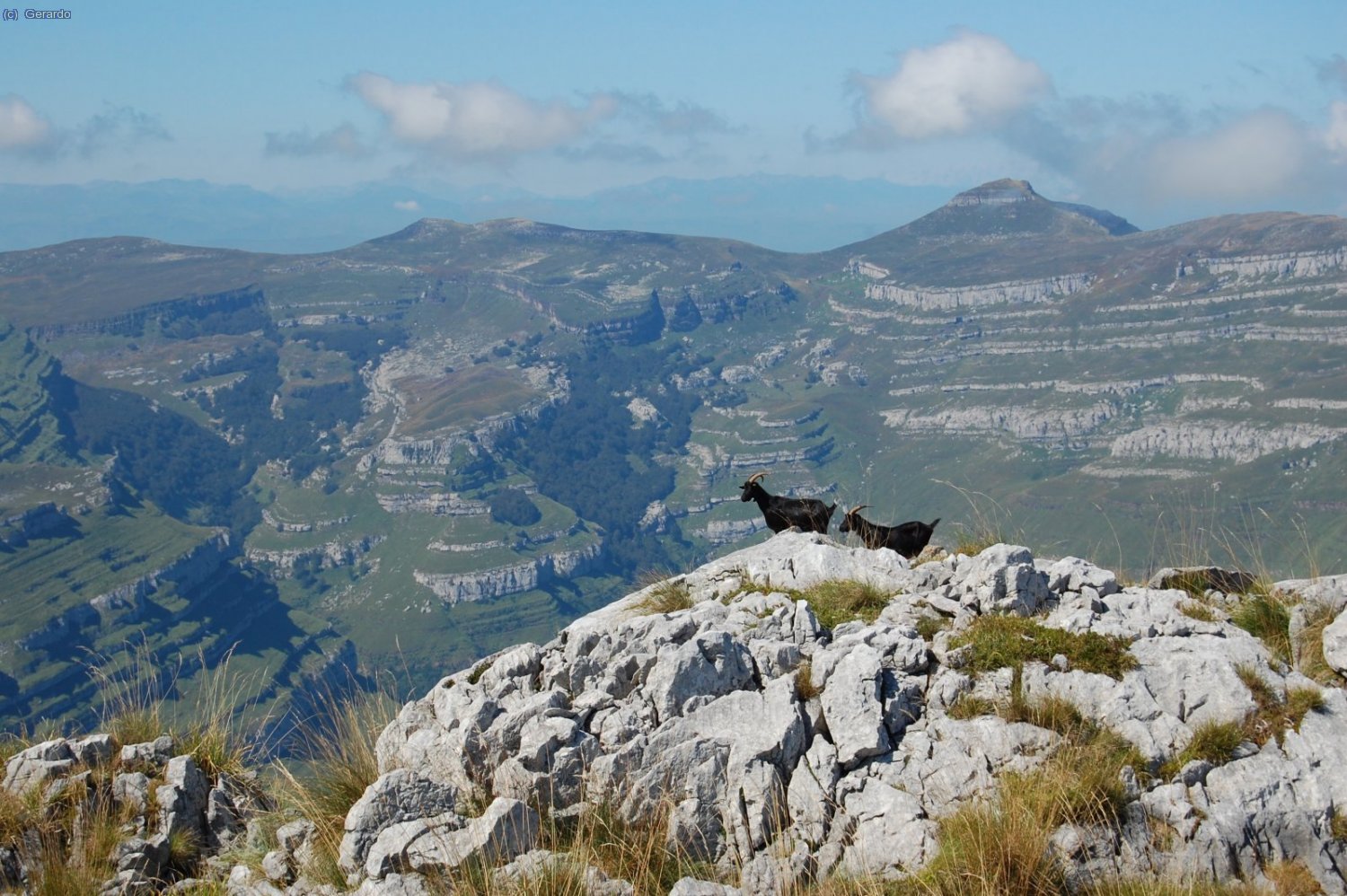 Hacia el oeste, domina el Porracolina en la mitad derecha de la foto.