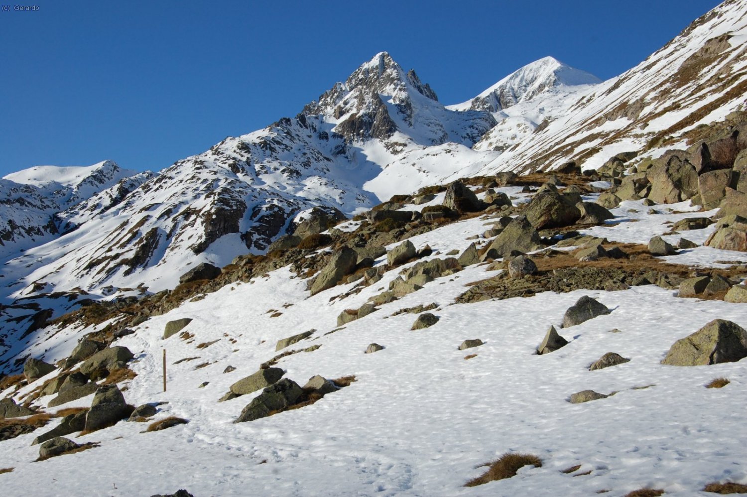 Llegando a la zona de la caba&ntilde;a de Lliterola el s&aacute;bado por la tarde.