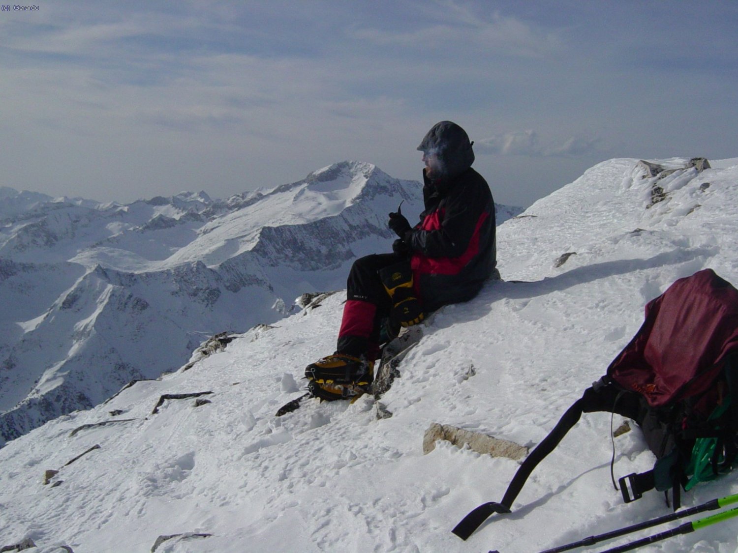 El humeante hombre de las nieves, como dir&iacute;a Ram, jajaja....