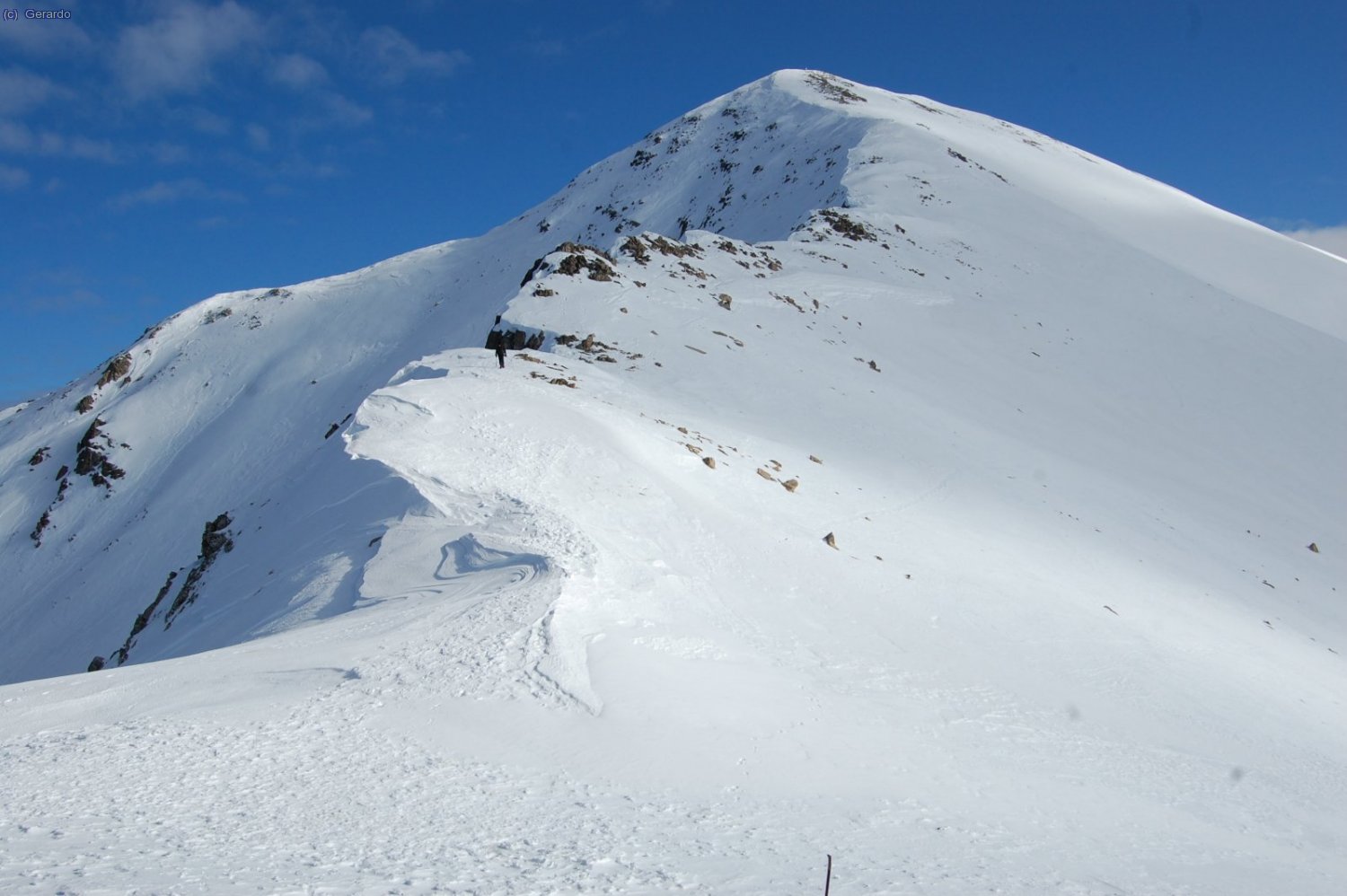 El Bastiments visto desde el Coll de Les Comes de Mal Infern.