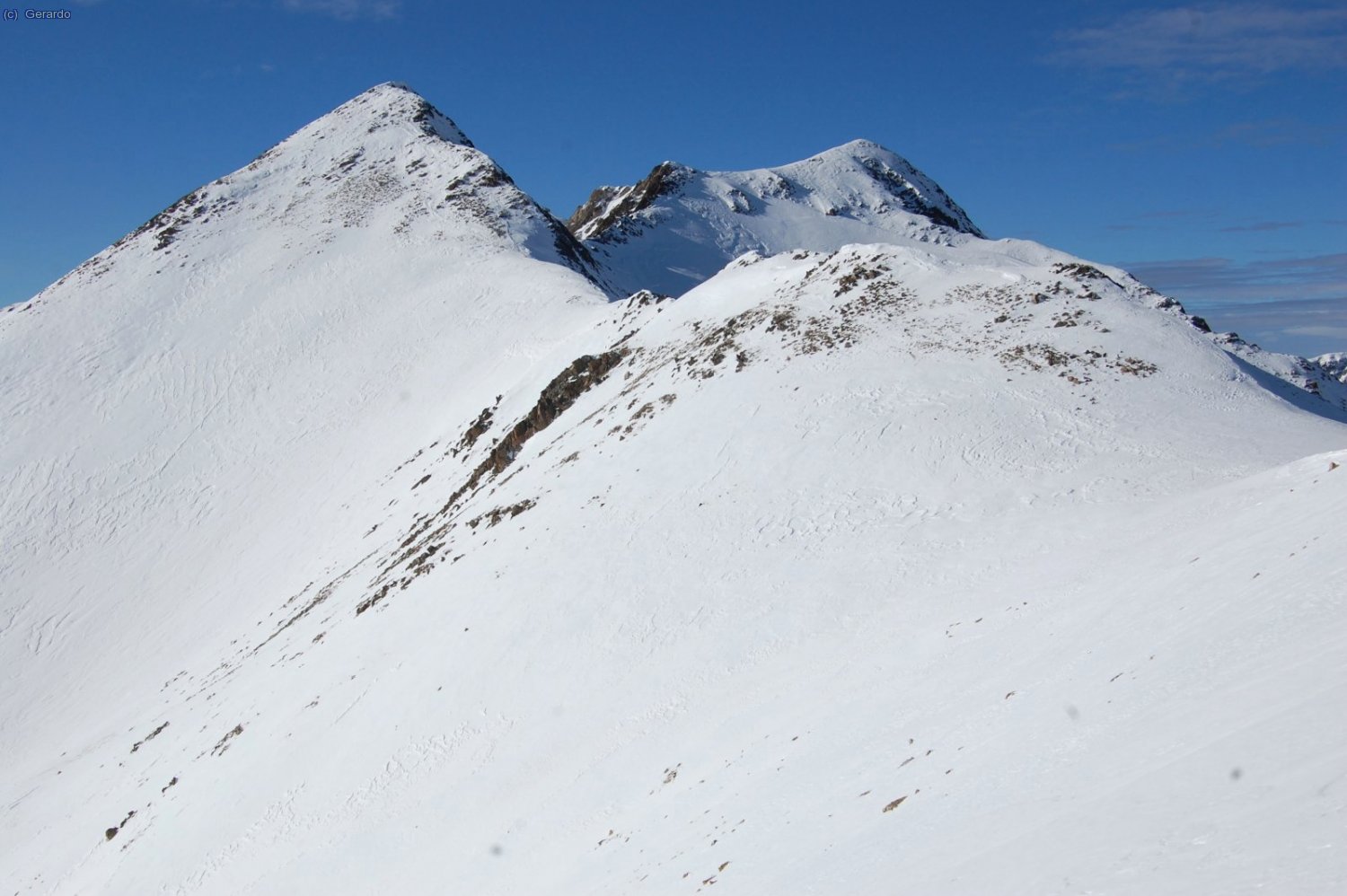 A la izquierda el Freser y a la derecha el Infern, ya cerca del Coll de Les Comes de Mal Infern.